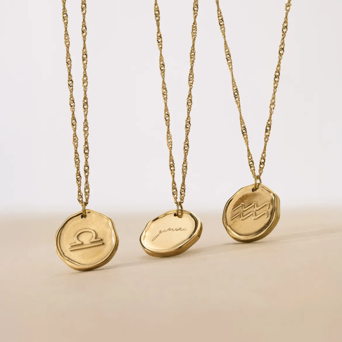 Zodiac Necklace – Gemini / Zwilling Silber