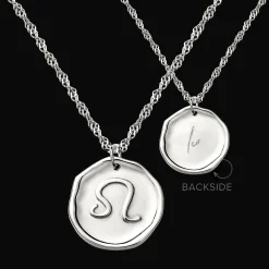 Zodiac Necklace – Leo / Löwe Silber
