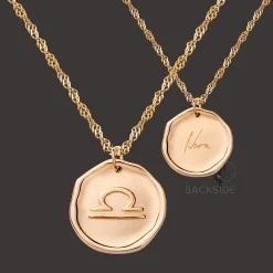 Zodiac Necklace – Libra / Waage Roségold