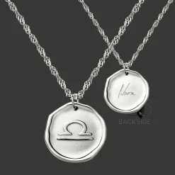 Zodiac Necklace – Libra / Waage Silber