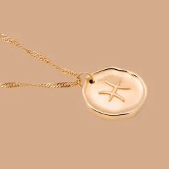 Zodiac Necklace – Pisces / Fische Roségold