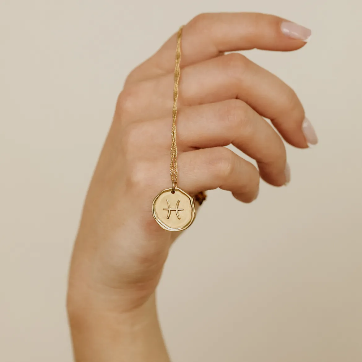 Zodiac Necklace – Pisces / Fische Silber