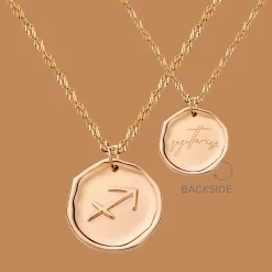Zodiac Necklace – Sagittarius / Schütze Roségold