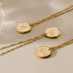 Zodiac Necklace – Scorpio / Skorpion Gold