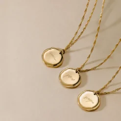 Zodiac Necklace – Scorpio / Skorpion Gold