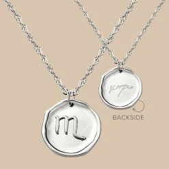 Zodiac Necklace – Scorpio / Skorpion Silber