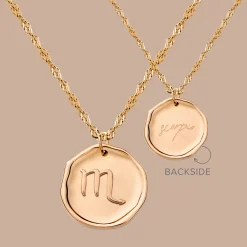 Zodiac Necklace – Scorpio / Skorpion Roségold