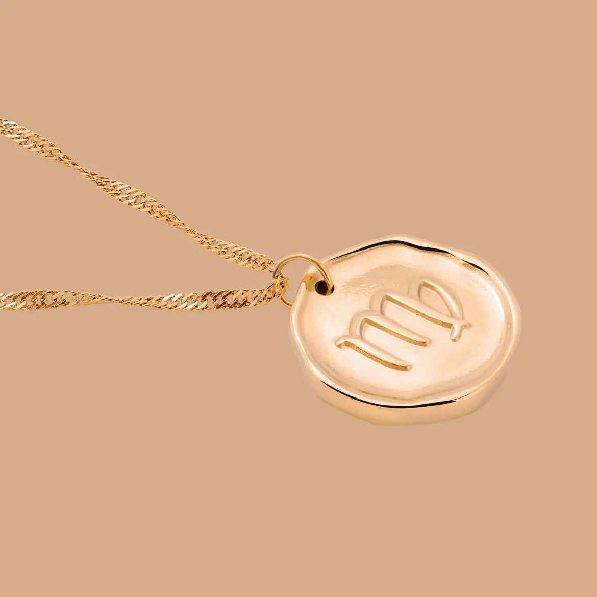 Zodiac Necklace – Virgo / Jungfrau Roségold