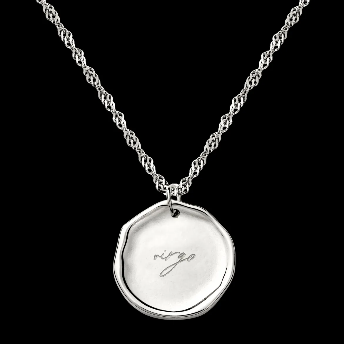 Zodiac Necklace – Virgo / Jungfrau Silber
