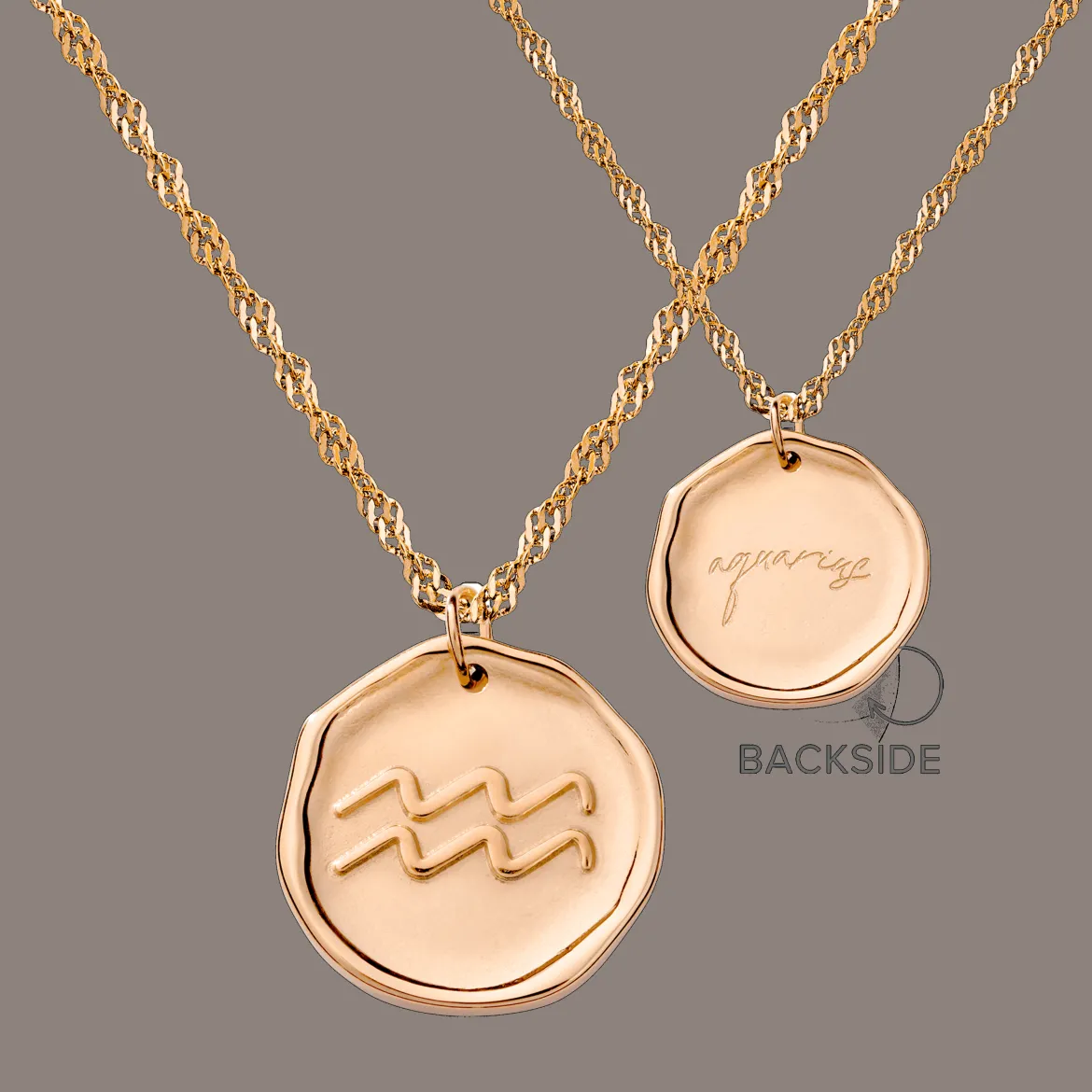 Zodiac Necklace Roségold - Steinbock
