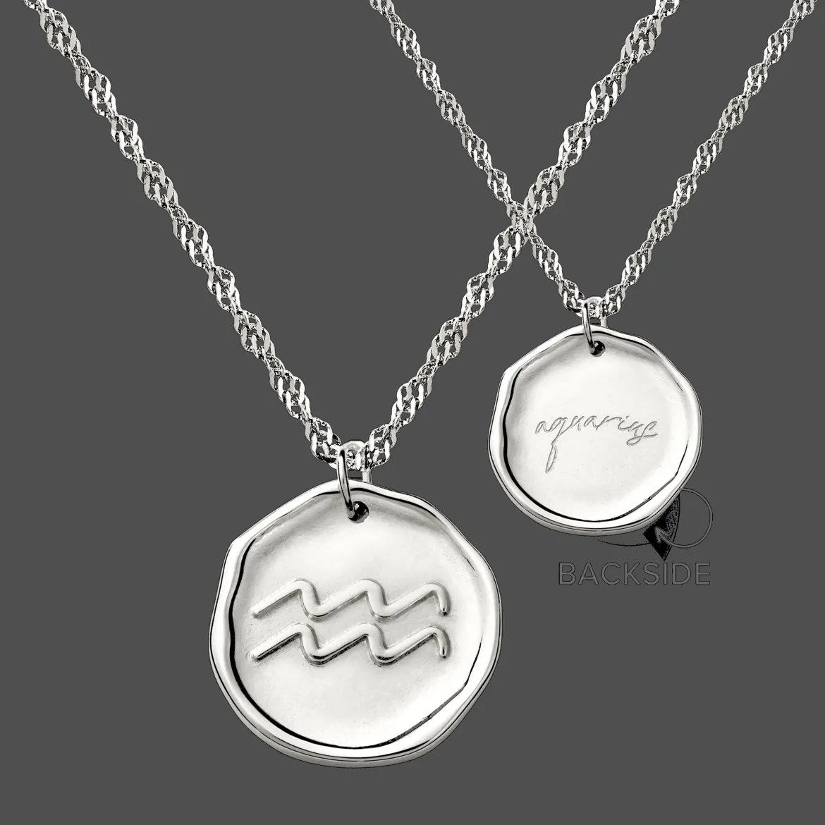 Zodiac Necklace Silber - Steinbock