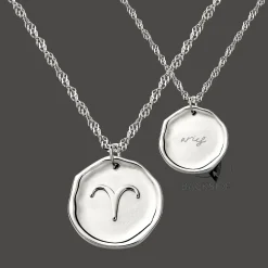Zodiac Necklace Silber - Steinbock