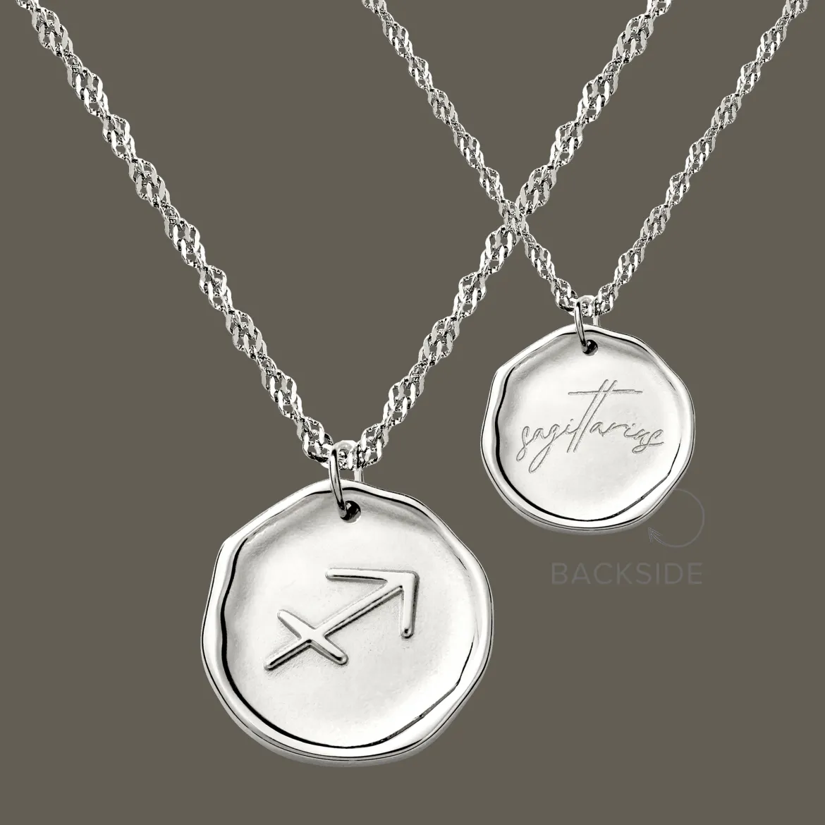 Zodiac Necklace Silber - Steinbock