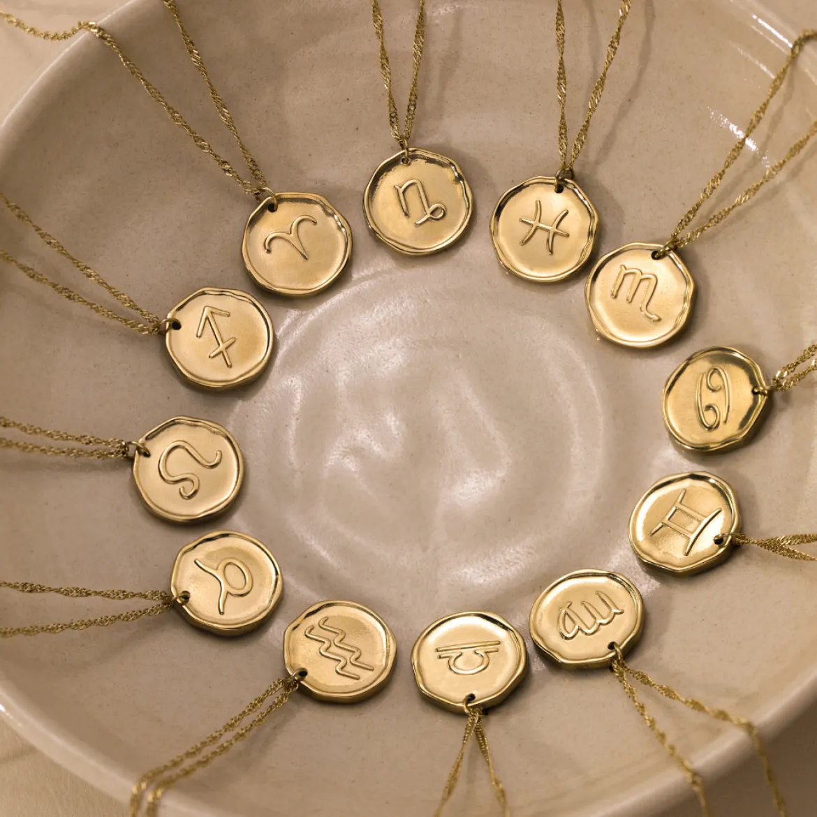 Zodiac Necklace Silber - Steinbock