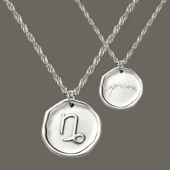 Zodiac Necklace Silber - Steinbock