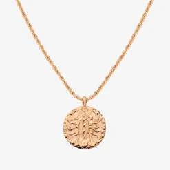 Zodiac Sign Necklace Roségold - Steinbock
